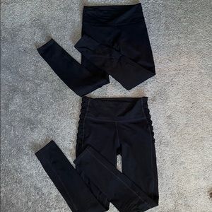 Black Fabletics leggings - Two Pairs!